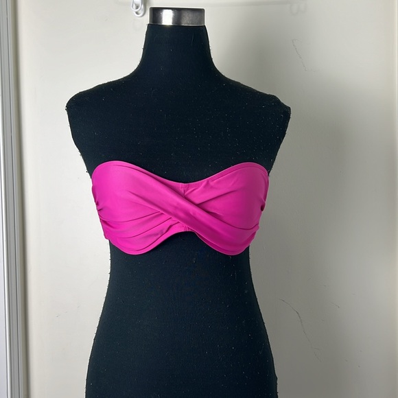 Body Glove Twist Padded Bandeau Bikini Top Size Small - Picture 13 of 13